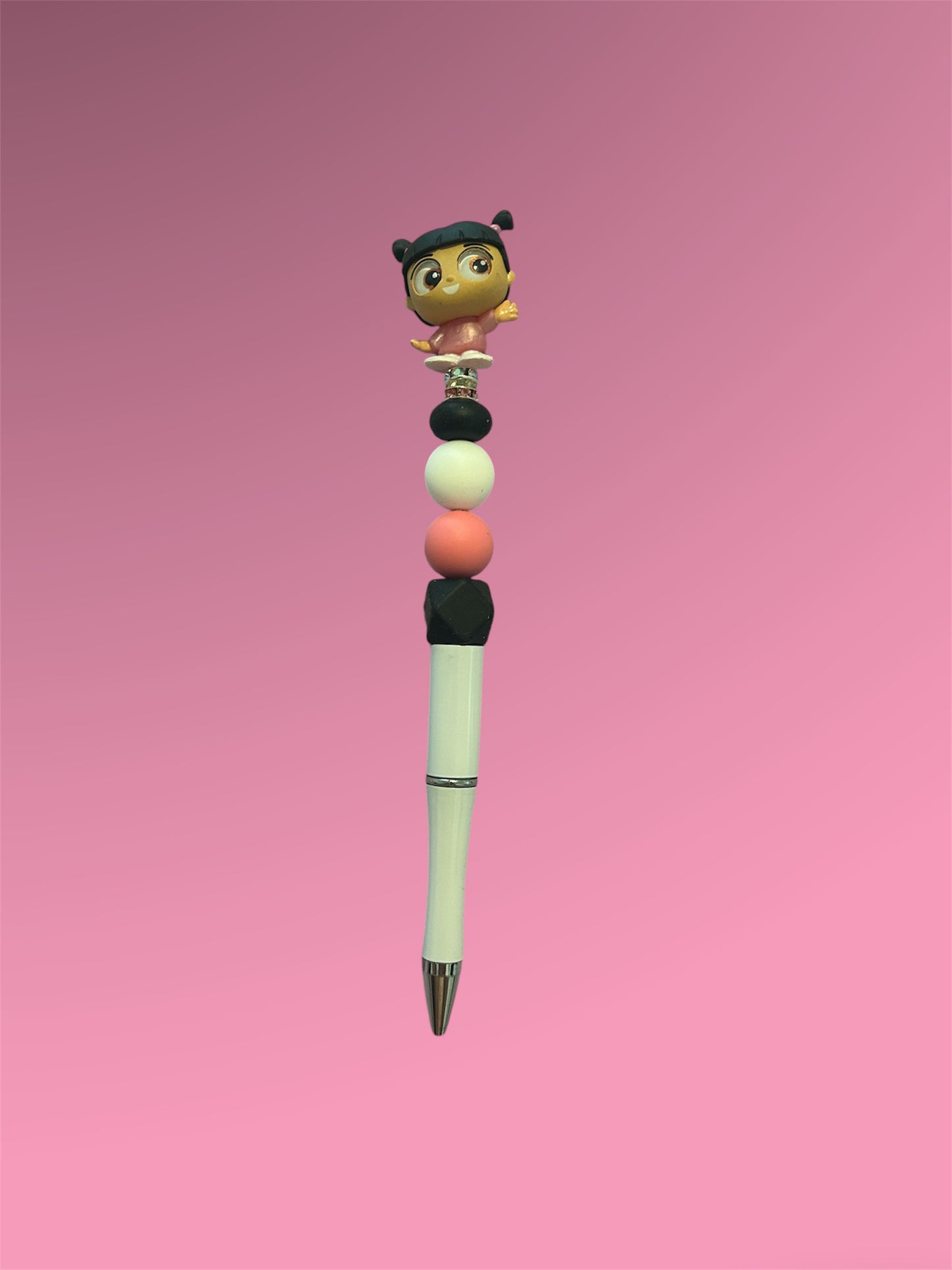Boo from *Monsters, Inc.* beaded pen comes with a black ink refill