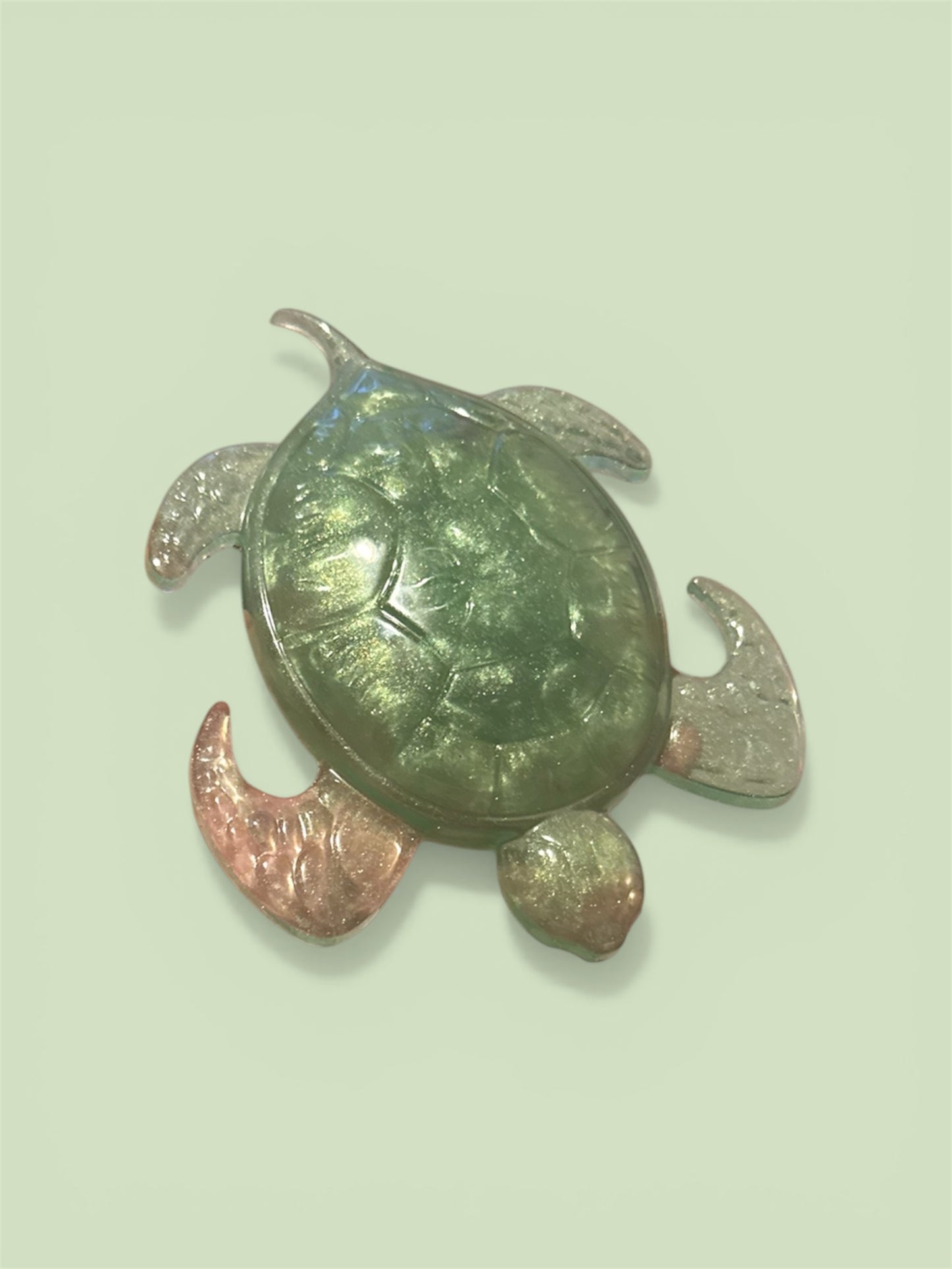 Resin sea turtle