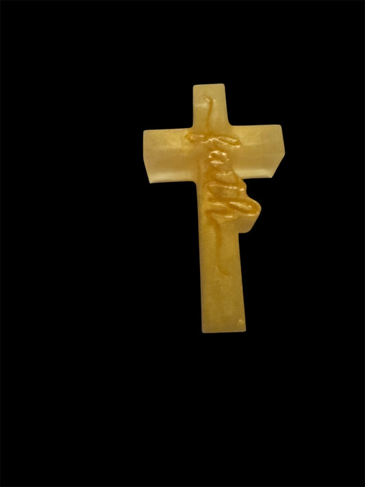 Resin Cross with “Faith” – Inspirational Home Décor